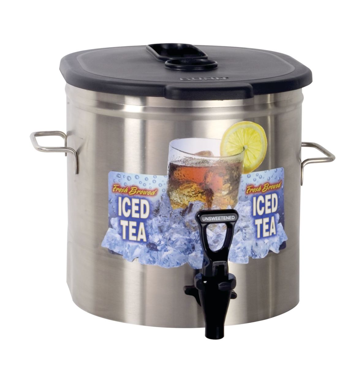 BUNN 3.5Gal (13.2L) Cylinder Style Iced Tea/Coffee Disp w/Brew-Thru Lid (37100.0000)